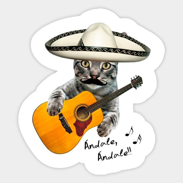 MEXICAN CAT Sticker by GloriaSanchez